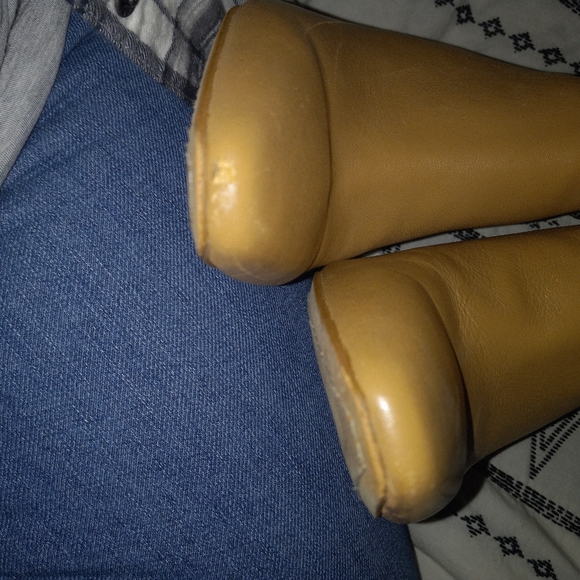 Vince Camuto Camel leather booties 6.5 - Picture 4 of 10